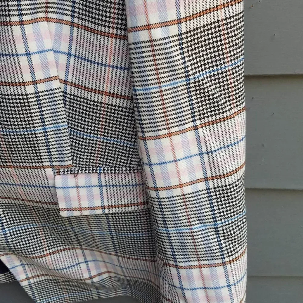 NWT!! Riley & Rae Multi Color Plaid Blazer Size 8 - Picture 3 of 11